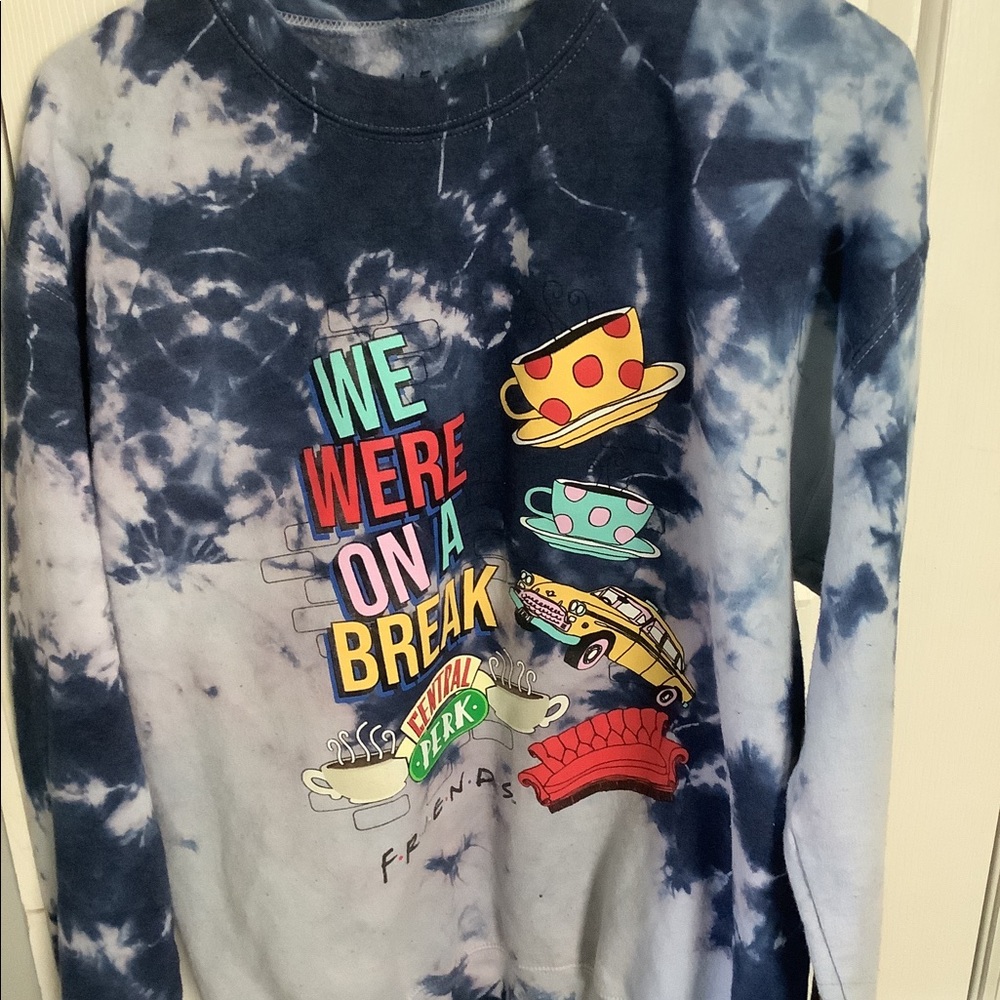 FRIENDS “We Were on a Break” Central Perk tie dye